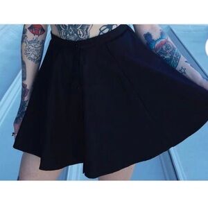 DIXXON flannel Black outlaw Skirt